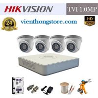 Lắp đặt gói camera HD Hikvision