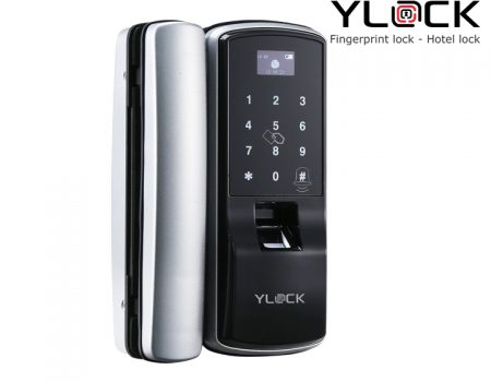 Khóa cửa điện tử cửa kính YLOCK YL-8832 (Vân tay, Thẻ từ, Mật mã)